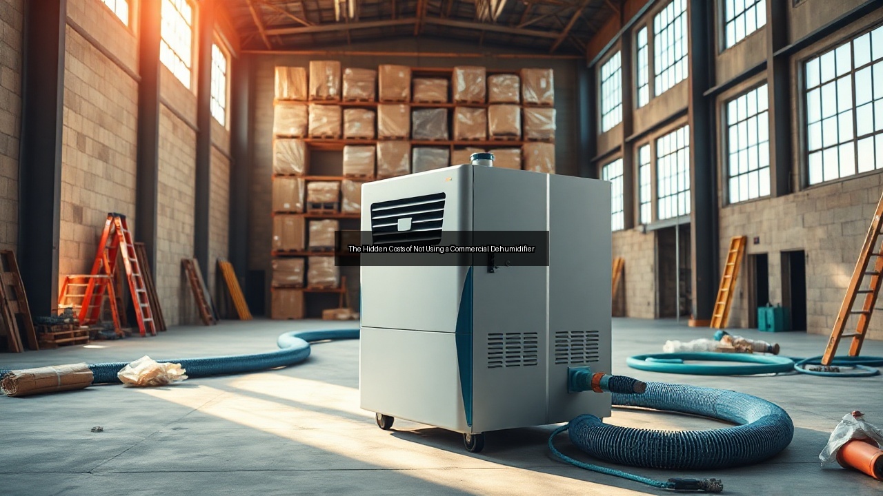 ton commericial sized dehumidifier flooding commercial dehumidifier units warehouse